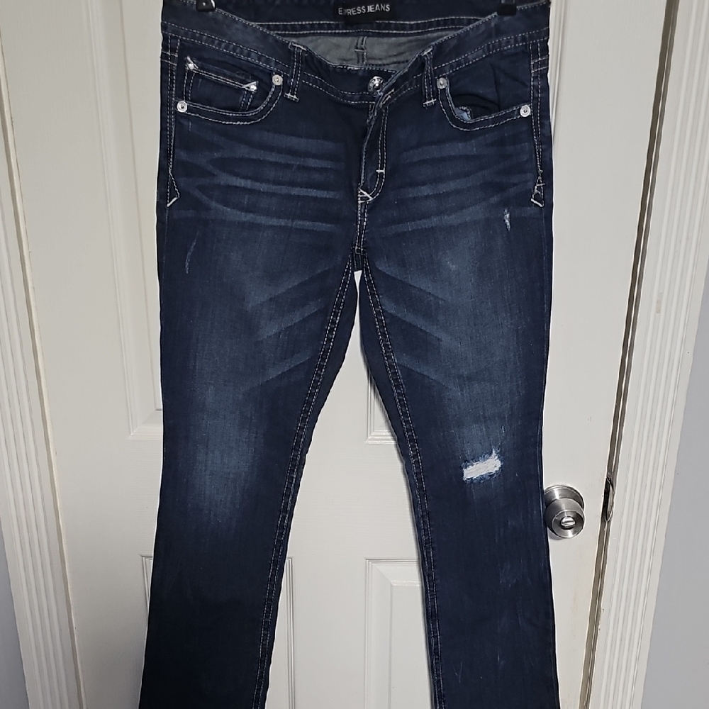Express Women's Blue Jeans